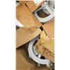 Image 8 : Contents of Pallet: Hardware for Roll Up Door? Pulleys  Chains Etc