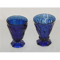 (2) 4 1/4" EARLY COBALT FLINT SPILLS (PROBABLY NEW ENGLAND)