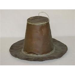 COPPER HAT MAKERS TRADE SIGN (9"H X 17"W)