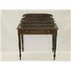Image 1 : 19TH CENT. NEW ENGLAND GRAIN PAINTED & STENCILED DECK TOP DRESSING TABLE (PROBABLY ME)