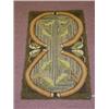 Image 1 : HOOKED RUG W/ BRANCH & LEAF DECORATION (18" X 31")