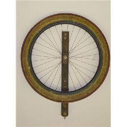 19TH CENT. SPINNING GAME WHEEL IN OLD PAINT