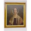 Image 1 : 19TH CENT. OIL ON CANVAS - PORTRAIT OF YOUNG LADY W/ LACY BONNET UNSIGNED ( 23 1/2" X 19 1/2")