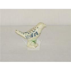 3 1/4" DECORATED PRATTWARE BIRD