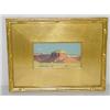 Image 1 : OIL ON ARTIST BOARD MOUNTAINS NEAR ALBIQUE NM BY ERNEST LEONARD BLUMENSHEIN, SIGNED (3 1/2" X 6")