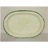 Image 1 : 17 1/2" GREEN LEEDS FEATHER EDGE PLATTER
