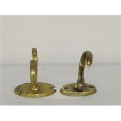 SINGLE & DOUBLE BRASS JAMB HOOKS