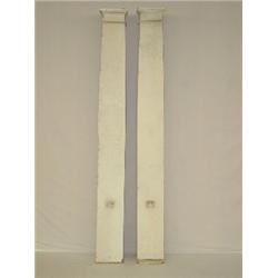 PR. 19TH CENT. PAINTED ARCHITECTURAL COLUMNS (91")