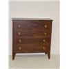 Image 1 : NEW ENGLAND GRAIN PAINTED BLANKET CHEST - 2 FALSE DRAWERS OVER 2 WORKING DRAWERS