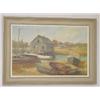 Image 1 : OIL ON CANVAS HARBOR VIEW CAPE COD SIGNED WENDELL ROGERS (19" X 29")
