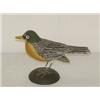 Image 1 : CARVED & PAINTED ROBIN SIGNED J. LAPHAM DENNISPORT MA