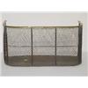 Image 1 : 24" 19TH CENT. BRASS & WIRE FIRESCREEN