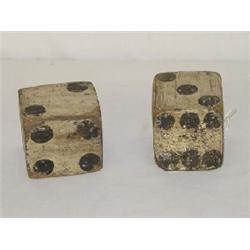 PR. 2 3/4" PAINTED WOODEN DICE