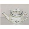 Image 1 : ENGLISH SOFT PASTE DECORATED SQUALTY TEAPOT