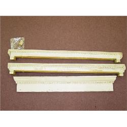 3 PCS. INTERIOR DENTAL MOLDING PCS. (FROM PORTSMOUTH NH)