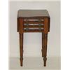 Image 1 : 19TH CENT. SHERATON MAHOGANY 2 DRAWER DROP LEAF STAND
