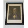 Image 1 : FRAMED WATERCOLOR PORTRAIT PAINTING OF JOHN TYLER (5" X 4")