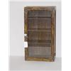 Image 1 : GRAIN PAINTED WALL MOUNTED GLASS DOOR SHOWCASE (24" X 13")
