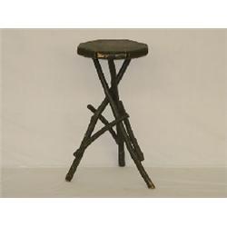 PAINTED ADIRONDACK TWIG PLANT STAND