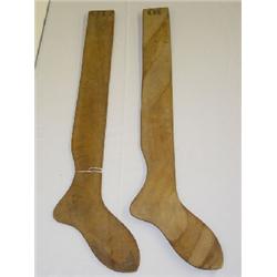 PR. LONG #10 WOODEN STOCKING STRETCHERS - SHAKER(?)