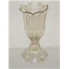 Image 1 : 9 1/2" CLEAR SANDWICH CELERY VASE