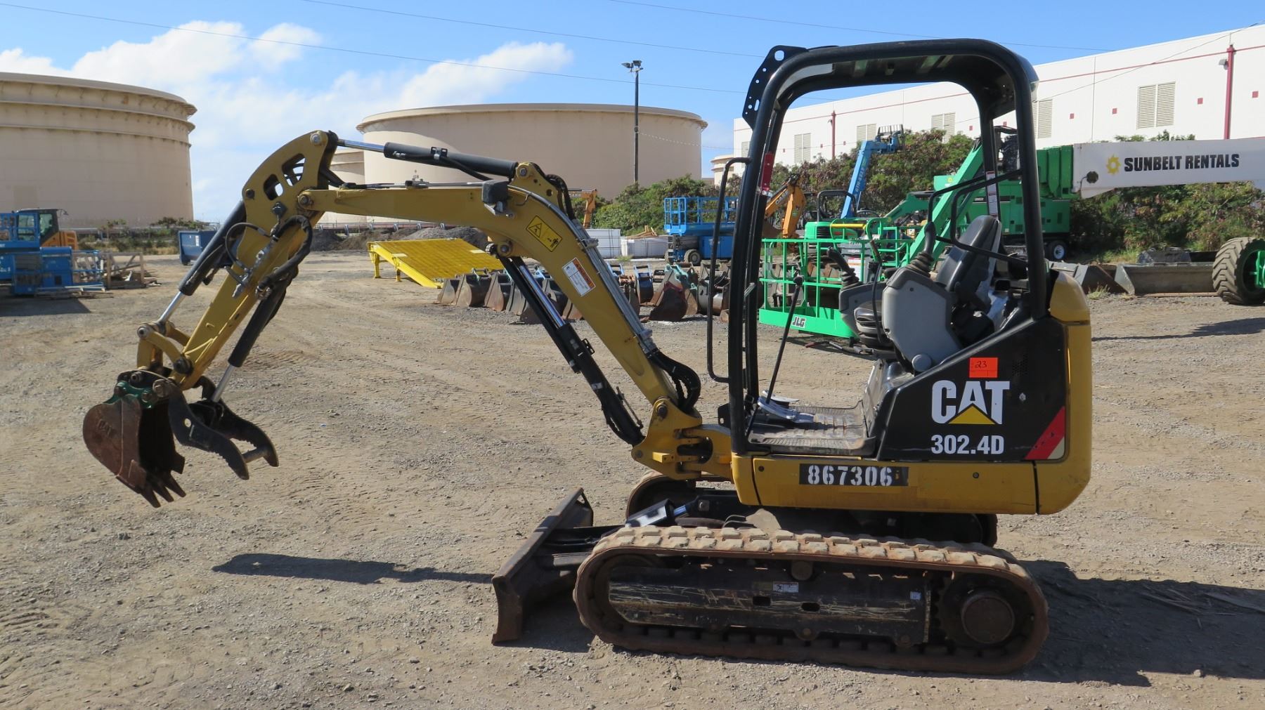 2013 Cat 302.4D Mini Excavator 6K, 1098 Hours - Runs & Works, See Video