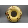 Image 2 : A Wood Carved "Floral"  Pattern Round Lacquer Box.