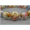 Image 3 : Two Round Beads Prayer's Necklace with Inner Painting of Arhats and Avalokitesvara.