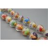 Image 4 : Two Round Beads Prayer's Necklace with Inner Painting of Arhats and Avalokitesvara.