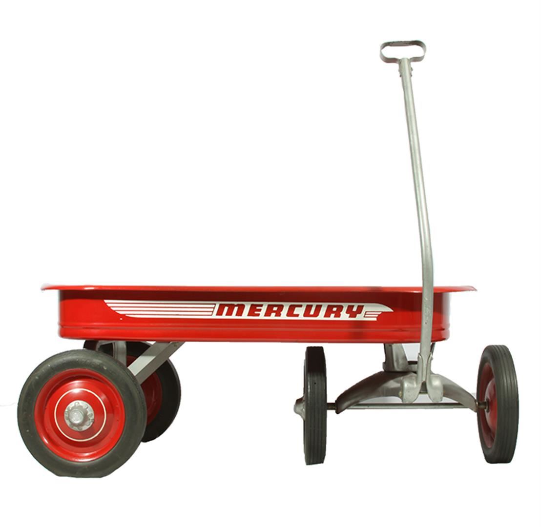 Antique 1940's Mercury Red Wagon