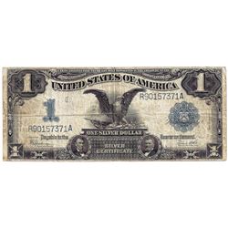 1899 $1 Black Eagle Silver Certificate Note