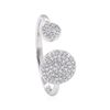 Image 4 : 0.22 ctw Diamond Ring - 14KT White Gold