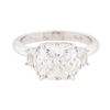 Image 2 : 4.43 ctw Diamond Wedding Ring - Platinum