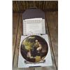 Image 1 : "Grandpa's Treasure Chest" by Norman Rockwell; Collector Plate