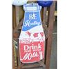 Image 1 : Vintage Wooden Milk Sign