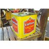Image 1 : LARGE Vintage Lipton Tea Tin - Excell Cond!