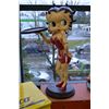 Image 1 : 3 foot tall - Betty Boop Statue with tray