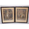 2 - pieces of original antique artwork - by F. Wheatly "Street Cries"  & Cries of London
