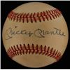 Image 1 : Mickey Mantle Autographed Baseball (JSA LOA)