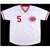 Image 2 : Johnny Bench Signed Reds Jersey (JSA COA)