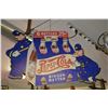 Image 1 : Vintage cardboard Pepsi-Cola Sign (double-sided)