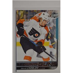 2018-19 Upper Deck #218 Oskar Lindblom YG RC