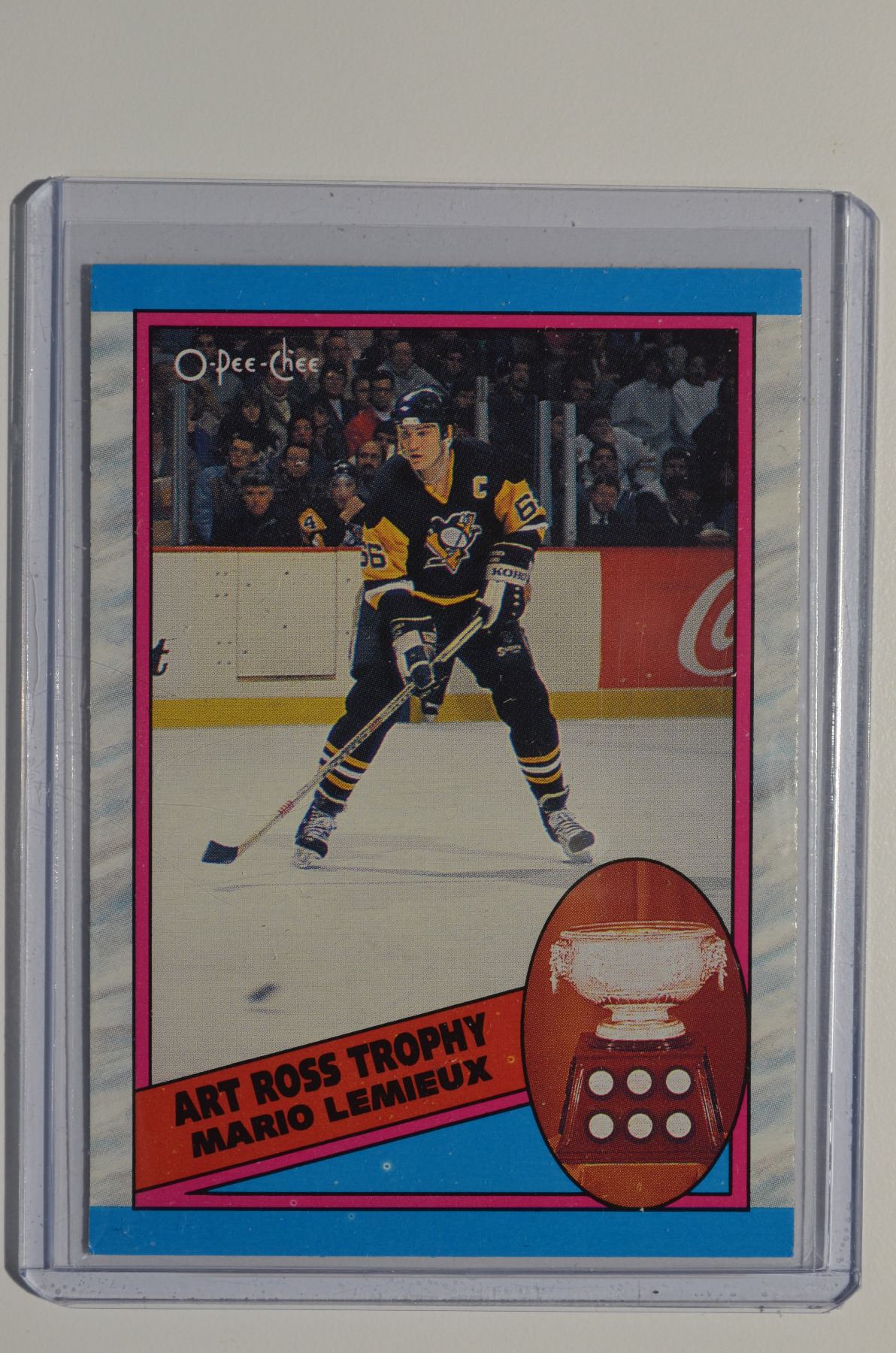 198990 OPeeChee 319 Mario Lemieux Ross 198990 OPeeChee 319 Mario Lemieux Ross