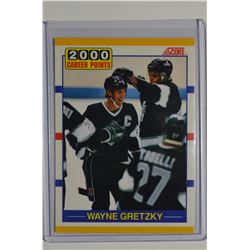 1990-91 Score Rookie Traded #110T Wayne Gretzky/2000th Point