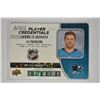 Image 1 : 2018-19 Upper Deck MVP NHL Player Credentials Level 1 Access #NHLJP Joe Pavelski