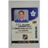 Image 1 : 2018-19 Upper Deck MVP NHL Player Credentials Entry Level Access #NHLTD Travis Dermott