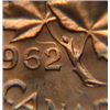 Image 3 : 2 - 1962 - "Hanging 2" Canadian 1-Cent