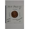 Image 1 : 1959 - "Hanging 9" Canadian 1-Cent