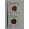 Image 1 : 1962 & 63 Can 1-Cent