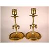 Image 1 : A PAIR OF BRASS CANDLESTICKS, CONTINENTAL